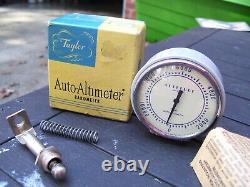 Altimètre de voiture antique en bakélite des années 1940 pour Chevrolet Ford rat Hot Rod gm