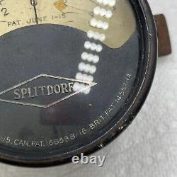 Ancien Manomètre Amp Splitdorf pour Voiture Camion Vintage
