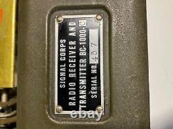 BC-1000 Corps des Signaux de l'Armée Américaine WW2 Équipement de Terrain Willys MB Ford GPW