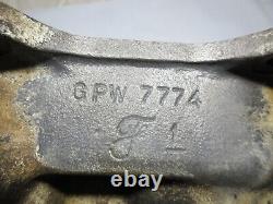 Boîtier de boîte de transfert Ford GPW Jeep GPW7774 Tour de changement Dana 18 marqué F