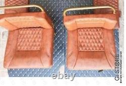 Cadre de siège avant et ensemble de coussins pour jeep militaire Ford Willys MB GPW CJ2A