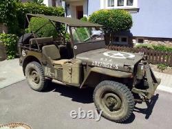 Capote de Jeep Willys MB Jeepverdeck Ford GPW, Bikini Top, en kaki, Mini Bikini Hood