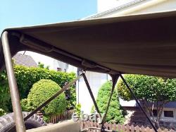 Capote de Jeep Willys MB Jeepverdeck Ford GPW, Bikini Top, en kaki, Mini Bikini Hood