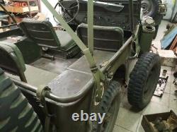 Capote de Jeep Willys MB Jeepverdeck Ford GPW, Bikini Top, en kaki, Mini Bikini Hood