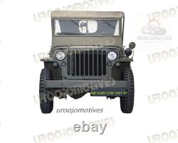Capote en toile d'été adaptée aux Jeep Willys MB Ford GPW 1941-45 4x4