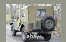 Capote souple pour Jeep Willys M38A1/M38/CJ5 s'adapte sur les arceaux G-503 Olive Green