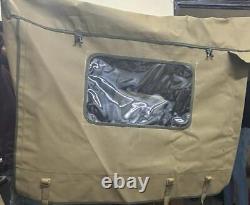 Capote souple pour Jeep Willys M38A1/M38/CJ5 s'adapte sur les arceaux G-503 Olive Green