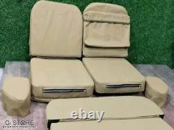 Ensemble complet de coussins de siège avec pochette arrière pour Willys Jeep Ford MB/GPW 1941-44