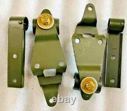 Ensemble complet de pivot de support de bow supérieur avant latéral Willys Jeep Ford MB Gpw