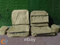 Ensemble de housses de siège avec poche arrière s'adapte aux Willys Jeep Ford MB/GPW 1941-44 - Sans coussin