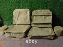 Ensemble de housses de siège avec poche arrière s'adapte aux Willys Jeep Ford MB/GPW 1941-44 - Sans coussin
