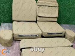 Ensemble de housses de siège avec poche arrière s'adapte aux Willys Jeep Ford MB/GPW 1941-44 - Sans coussin