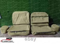 Ensemble de housses de siège avec pochette arrière, s'adapte aux Jeep Willys Ford MB/GPW 1941-44 - Sans coussin