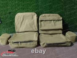 Ensemble de housses de siège avec pochette arrière, s'adapte aux Jeep Willys Ford MB/GPW 1941-44 - Sans coussin