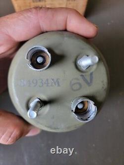 Ensemble de lampe arrière NOS Arrow 6 Volt Black Out pour Jeep MB GPW GPA P# 84934