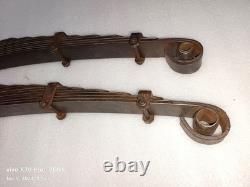 Ensemble de ressorts à lames avant Jeep Ford Gpw ww2 G503 avec boulon marqué F et quelques colliers marqués F