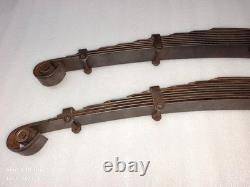Ensemble de ressorts à lames avant Jeep Ford Gpw ww2 G503 avec boulon marqué F et quelques colliers marqués F