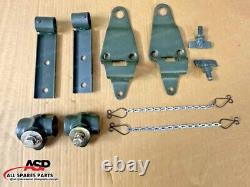 Ensemble de supports de arceau supérieur marqué F pour Jeep G503 MB GPW Willys Ford de la Seconde Guerre mondiale - A2754