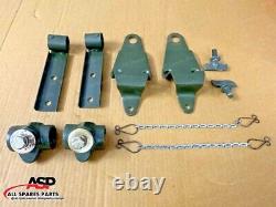 Ensemble de supports de arceau supérieur marqué F pour Jeep G503 MB GPW Willys Ford de la Seconde Guerre mondiale - A2754