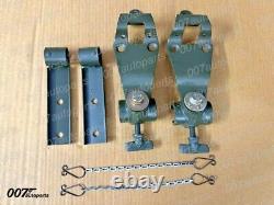 Ensemble de supports de cadre supérieur marqué F pour Jeep G503 MB GPW Willys Ford de la Seconde Guerre mondiale - A2754