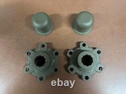 Flasque d'essieu avant Willys MB Ford GPW Jeep de la Seconde Guerre mondiale. 10 cannelures