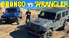 Ford Bronco Vs Jeep Wrangler 4xe Tête À Tête Comparaison