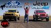 Ford Bronco Vs Jeep Wrangler Drag Race L'un D'eux Obtient Annihilé