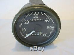 Ford Gpw Jeep Willys MB Militaire Seconde Guerre Mondiale Speedo Speedometer