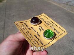 Gems de plaque d'immatriculation en verre Antique des années 1950 pour Chevrolet, Ford, Hot Rod, GM et Harley