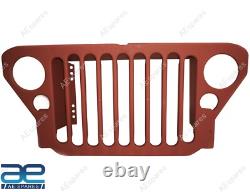 Grille en acier pour radiateur avec revêtement primaire pour Jeep Ford 41-45 MB GPW