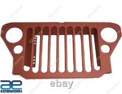 Grille en acier pour radiateur avec revêtement primaire pour Jeep Ford 41-45 MB GPW