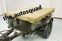 HOUSSE DE TOILE Willys Convient Pour Jeep MB, Ford GPW, bâche remorque, housse de remorque