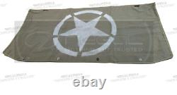 Housse de toile pare-brise personnalisée pour Jeep Willys MB & Ford GPW (1941-1945)
