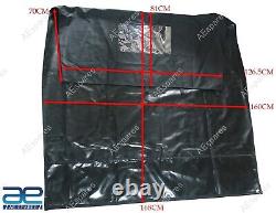 Imperméable d'été souple en toile noire pour Willys Jeep MB CJ 2A 3A Ford Gpw Gec