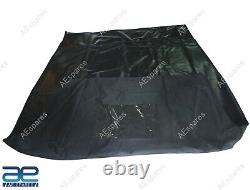 Imperméable d'été souple en toile noire pour Willys Jeep MB CJ 2A 3A Ford Gpw Gec