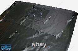 Imperméable d'été souple en toile noire pour Willys Jeep MB CJ 2A 3A Ford Gpw Gec