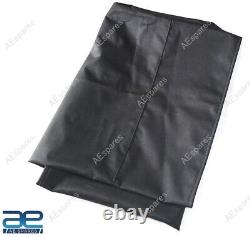 Imperméable d'été souple en toile noire pour Willys Jeep MB CJ 2A 3A Ford Gpw Gec