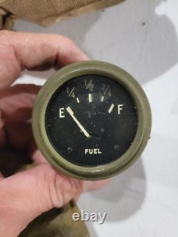 Indicateur de carburant NOS pour Ford GPW de la Seconde Guerre mondiale, Willys MB, m & CJ2A Jeep Part# WO-A-8184