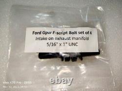 Jeep Ford Gpw WW2 G503 F Script 7 Emplacements de Vis (Ensemble de 48) reproduction de haute qualité