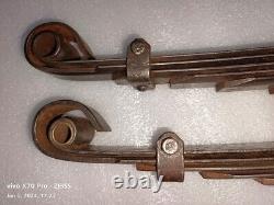 Jeep Ford Gpw ww2 G503 Ensemble de ressorts à lames avant avec boulon marqué F et quelques colliers marqués F