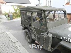 Jeep MB Jeepverdeck Willy Ford Gpw, Completo Winterverdeck DI U. S. Tela