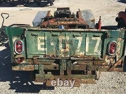 Jeep Tôt Willys Tailgate Homme Cave Wall Hanger Art
