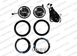Kit de conversion de phares LED complet avec installation et câblage pour Jeep Willys GPW