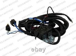 Kit de conversion de phares LED complet avec installation et câblage pour Jeep Willys GPW
