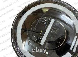 Kit de conversion de phares LED complet avec installation et câblage pour Jeep Willys GPW