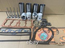 Kit de révision moteur adapté à Willys Jeep 134 F-head 1950-72 Piston + Liner + Joint + Soupape
