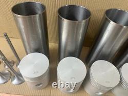 Kit de révision moteur adapté à Willys Jeep 134 F-head 1950-72 Piston + Liner + Joint + Soupape