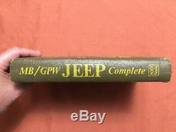 La Jeep Militaire Complète Willys MB / Ford Gpw 1971 Post Motor Livres Hb