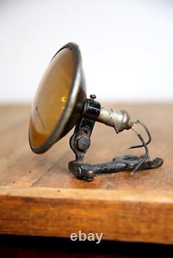 Lampe de phare antique pour moto, vélo, vintage Schwinn, Harley, etc.