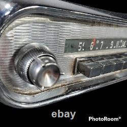 Mopar 851 Oem Vintage Original 40s-60s Chrysler Voiture Chrome Couverture De Panneau Radio